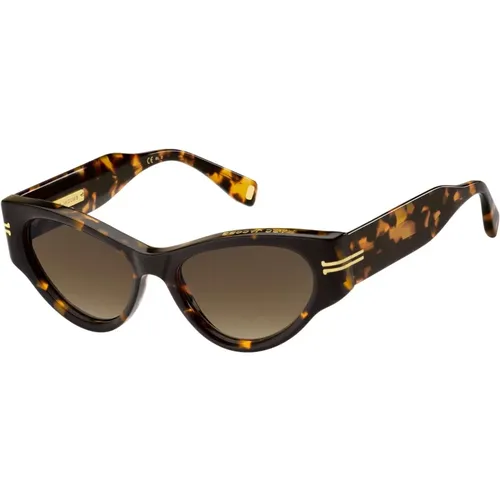 MJ 1045/S Sonnenbrille, Dunkles Havana/Braun , Damen, Größe: 53 MM - Marc Jacobs - Modalova