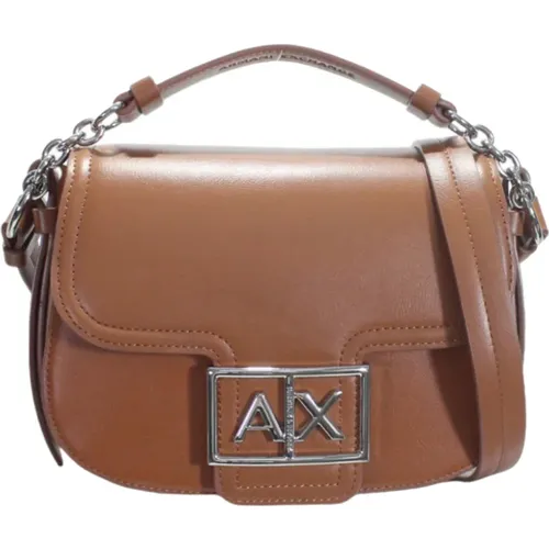 Damen Kunstleder Umhängetasche - Armani Exchange - Modalova