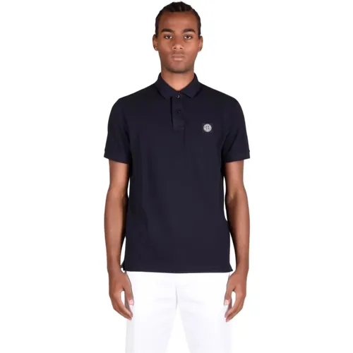 Cotton Blend Polo Shirt , male, Sizes: M, XL, L - Stone Island - Modalova