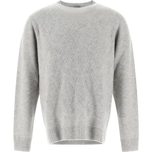 Diamant Fischer Rippen Kaschmir Pullover , Herren, Größe: XL - Herno - Modalova