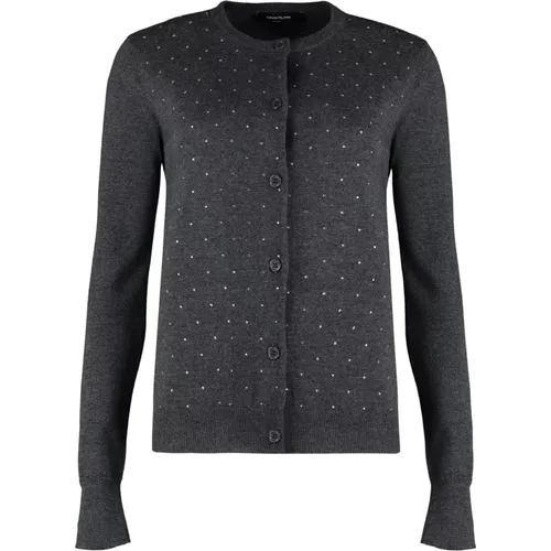 Strass-Virgin-Woll-Cardigan - Fabiana Filippi - Modalova