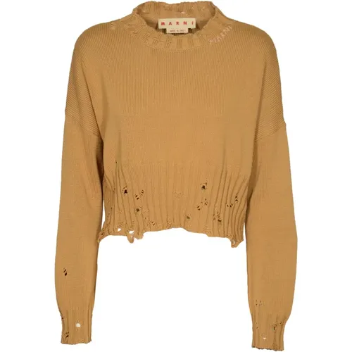 Roundneck Sweater , female, Sizes: 2XS, S, XS - Marni - Modalova