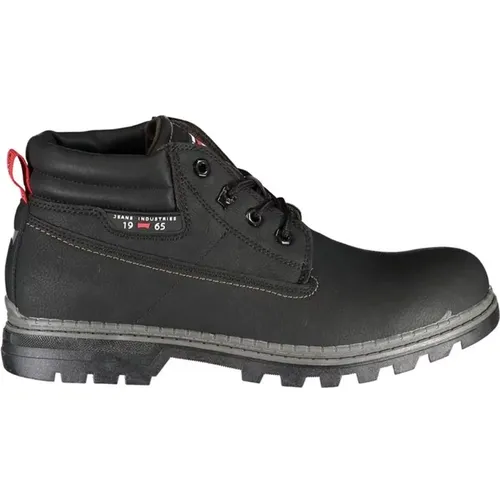 Lace-Up Boots with Contrast Details , male, Sizes: 7 UK, 9 UK, 8 UK, 12 UK, 11 UK, 10 UK - Carrera - Modalova