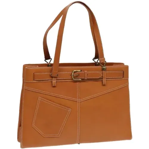 Pre-owned Leather totes , female, Sizes: ONE SIZE - Dior Vintage - Modalova