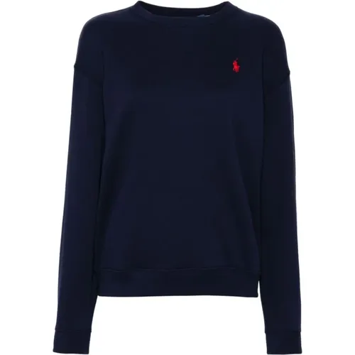 Blauer Baumwoll-Jersey-Pullover - Polo Ralph Lauren - Modalova