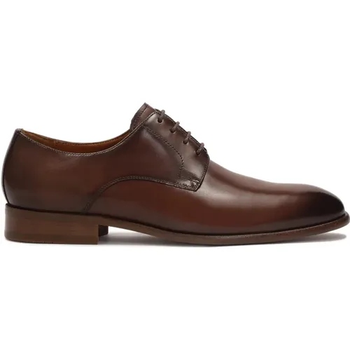 Elegante braune Derby Business Halbschuhe , Herren, Größe: 40 EU - Kazar - Modalova