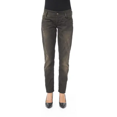 Regular Fit Washed Effect Jeans with Pockets , female, Sizes: W26, W31, W30 - Byblos - Modalova