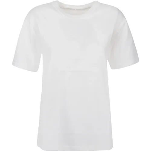T-Shirts,Essentielles Logo-T-Shirt,Kirsch Puff Logo T-Shirt - T by Alexander Wang - Modalova
