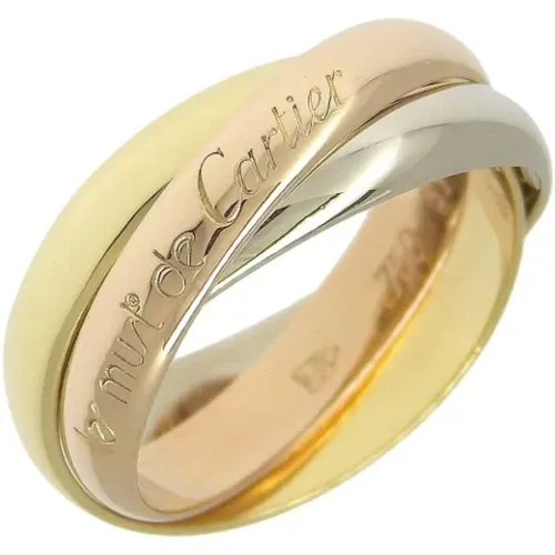 Pre-owned Rose Gold rings , female, Sizes: ONE SIZE - Cartier Vintage - Modalova