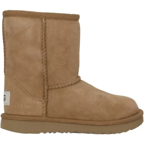 Braune Wildleder Leder Mädchen Stiefel - Ugg - Modalova