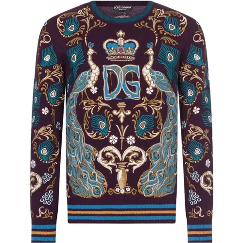 Cashmere Sweater , male, Sizes: XS, S, 2XL, L, M - Dolce & Gabbana - Modalova