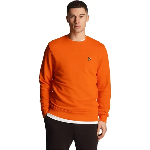 Crew Neck Sweatshirt Mid Layers , Herren, Größe: XS - Lyle & Scott - Modalova