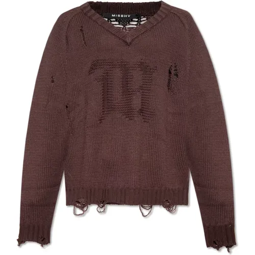 Pullover mit Vintage-Effekt , Herren, Größe: M - MISBHV - Modalova