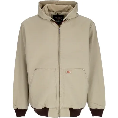 Canvas Sherpa Gefütterte Kapuzenjacke , Herren, Größe: XL - Dickies - Modalova