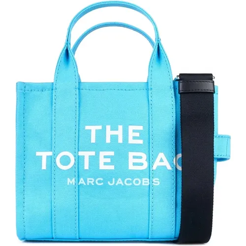 Small Aqua Cotton Tote Bag , female, Sizes: ONE SIZE - Marc Jacobs - Modalova