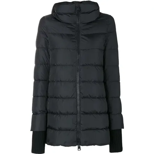 Stilvolle Damen Nero Jacke , Damen, Größe: M - Herno - Modalova