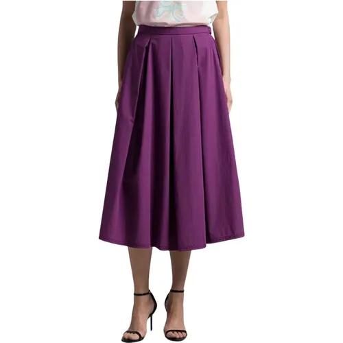 Pleated Midi Skirt , female, Sizes: S, 2XS, XS - Max Mara Weekend - Modalova