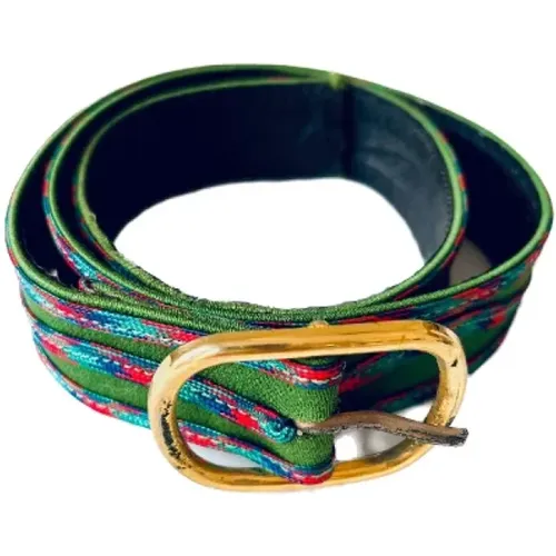 Pre-owned Canvas belts , female, Sizes: ONE SIZE - Yves Saint Laurent Vintage - Modalova