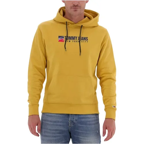 Athletics Hoodie Herren Pullover , Herren, Größe: XL - Tommy Jeans - Modalova