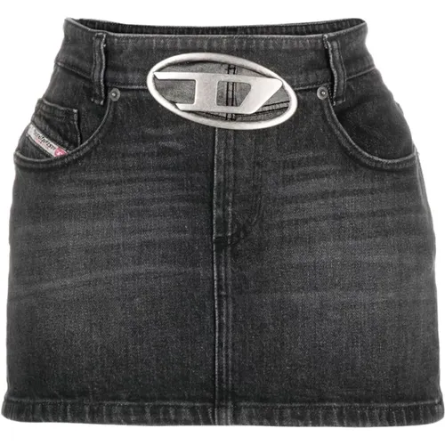 Denim Skirts , Damen, Größe: W27 - Diesel - Modalova