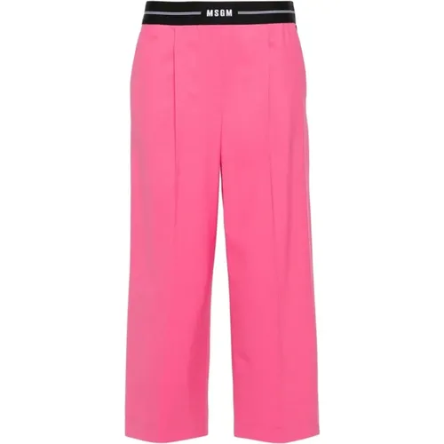 Stylische Hose , Damen, Größe: XS - MSGM - Modalova