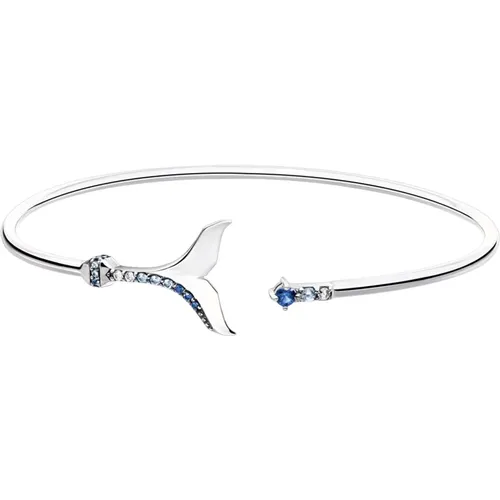 Damen Armreif Sterling Silber mit Blauem Zirkonia und Spinell, 16 cm Ar109-644-1-L16 - Thomas Sabo - Modalova