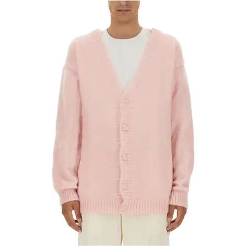 Luxuriöser Mohair-Oversize-Cardigan , Herren, Größe: S - FAMILY FIRST - Modalova