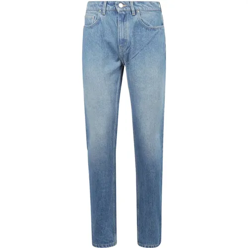 Stylish Denim Jeans with Print and Embroidery , male, Sizes: W30, W32, W34 - Casablanca - Modalova