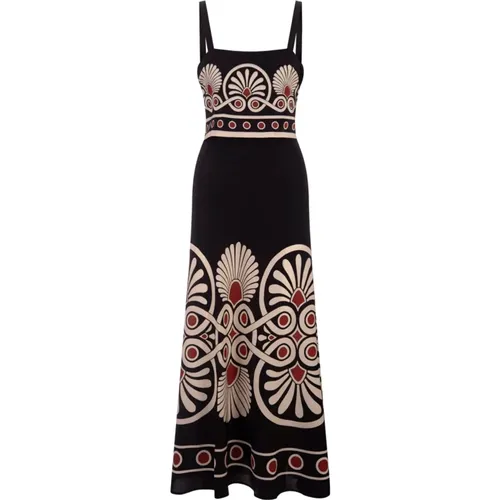 Black Slip-Around Maxi Dress , female, Sizes: L, S, M, 2XS - La DoubleJ - Modalova