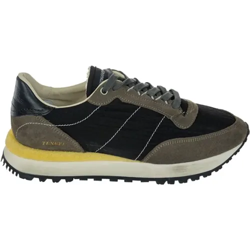 Suede Leather Gym Shoes , male, Sizes: 6 UK - Hidnander - Modalova