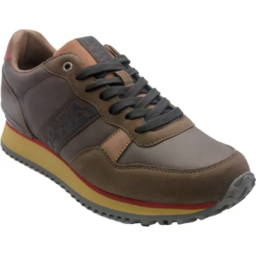 Braune Herrenschuhe F4Cosmos01/Syn - Napapijri - Modalova