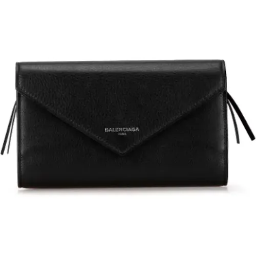 Pre-owned Leather wallets , female, Sizes: ONE SIZE - Balenciaga Vintage - Modalova