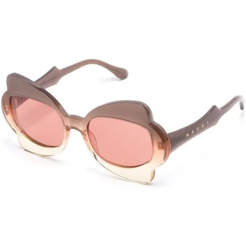 H29 Monumental Gate Fade Sunglasses , female, Sizes: 56 MM - Marni - Modalova