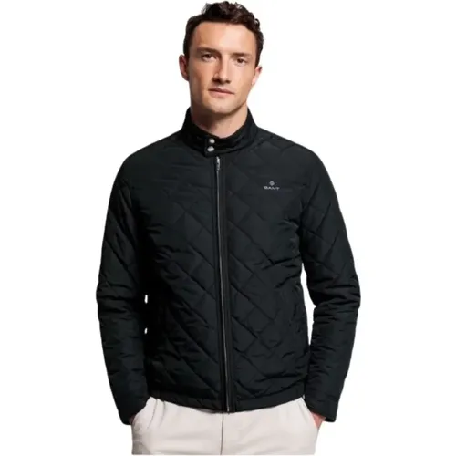 Quilted Jacket with Water Repellent Finish , male, Sizes: XL - Gant - Modalova