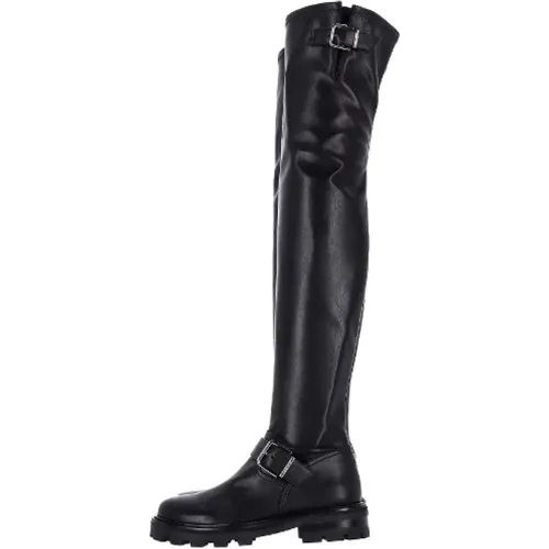Pre-owned Leather boots , female, Sizes: 3 UK - Jimmy Choo Pre-owned - Modalova
