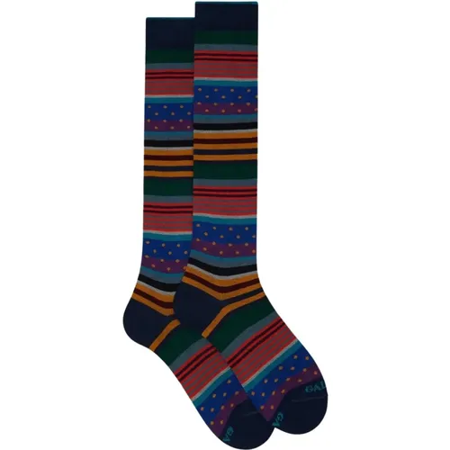 Herrensocken aus italienischer Baumwolle , Herren, Größe: ONE Size - Gallo - Modalova