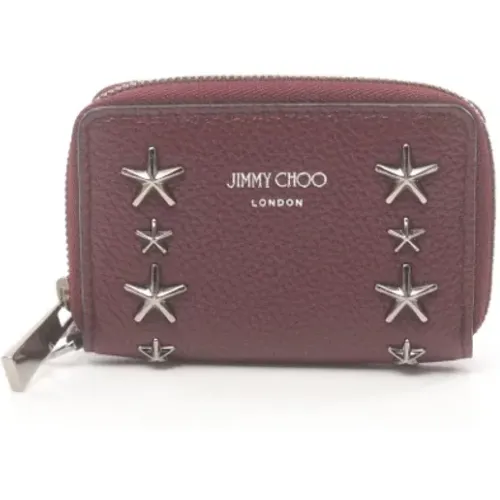 Pre-owned Leather wallets , female, Sizes: ONE SIZE - Jimmy Choo Pre-owned - Modalova