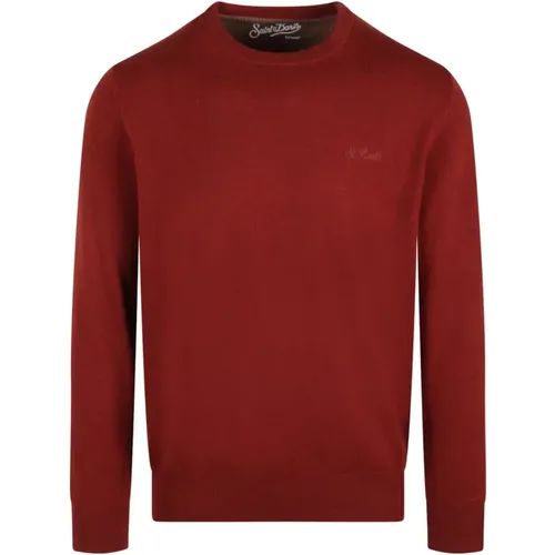 Regent Wollmischung Crewneck Pullover , Herren, Größe: M - MC2 Saint Barth - Modalova