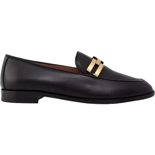 Brandi Loafers with Gold Detail , female, Sizes: 4 UK - Aquazzura - Modalova