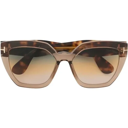 Braun/Havana Sonnenbrille,Sunglasses - Tom Ford - Modalova