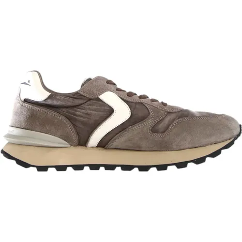 Graue Sneakers Paris Race Man , Herren, Größe: 46 EU - Voile blanche - Modalova