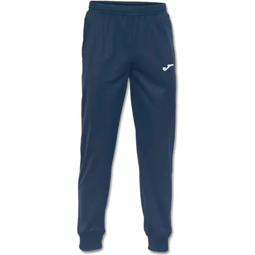 Blaue Polyester-Sweatpants mit Knöchelbündchen , Herren, Größe: 3XS - Joma - Modalova