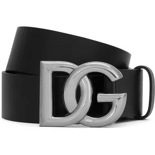 Men's Accessories Belts Aw23 , male, Sizes: 95 CM - Dolce & Gabbana - Modalova