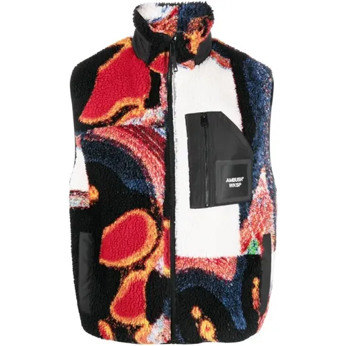 Teddy Jacquard Vest , male, Sizes: M, S - Ambush - Modalova