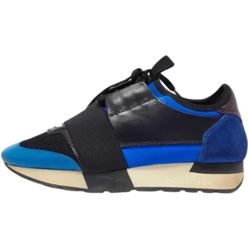 Pre-owned Leather sneakers , female, Sizes: 2 UK - Balenciaga Vintage - Modalova