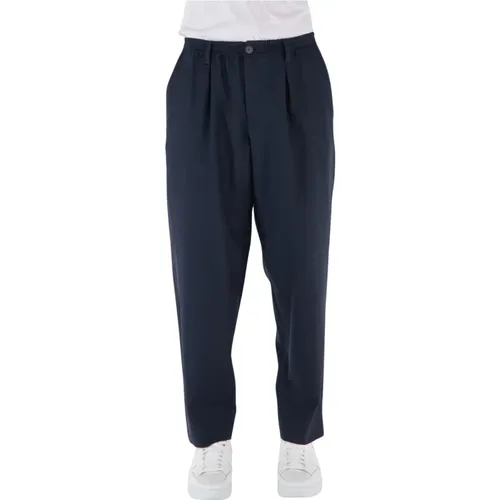 Crop Wool Pants with Drawstring , male, Sizes: XL, L, S, M - Marni - Modalova