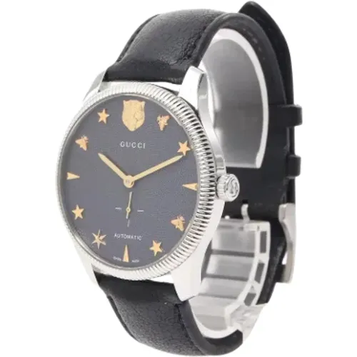 Pre-owned Leather watches , female, Sizes: ONE SIZE - Gucci Vintage - Modalova