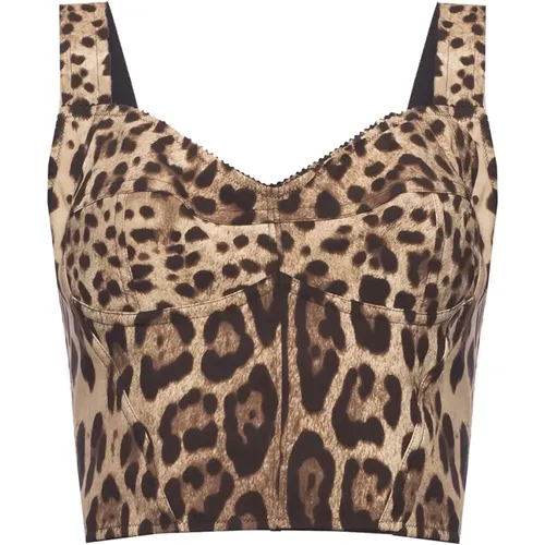 Cropped top , female, Sizes: M - Dolce & Gabbana - Modalova