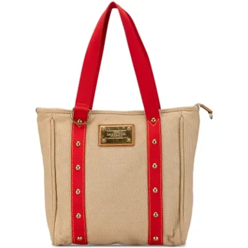 Pre-owned Canvas totes , female, Sizes: ONE SIZE - Louis Vuitton Vintage - Modalova