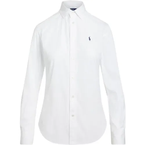 Classic Poplin Shirt by Ralph Lauren , female, Sizes: M, 2XS, 2XL, 3XL, L, XL, XS, S - Polo Ralph Lauren - Modalova